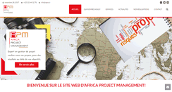 Desktop Screenshot of africaprojectmanagement.com